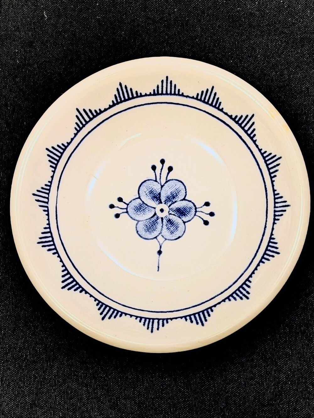 Vintage Franciscan Denmark Blue Butter Pat 2 7/8" English Ironstone England